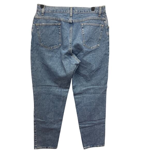 Vintage Wrangler Womens Size 14 X 32 100% Cotton High Waist Denim Blue Jeans - Picture 3 of 5